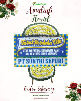 Papan Bunga Duka di Kota Bangun