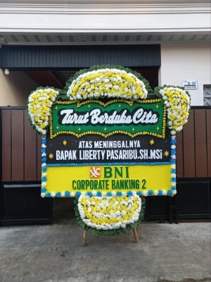 Papan Bunga Duka di Kota Bangun