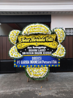 Papan Bunga Duka di Kota Bangun