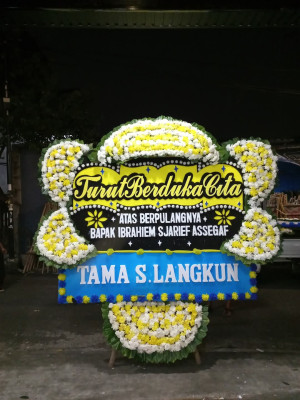 Papan Bunga Duka di Kota Bangun