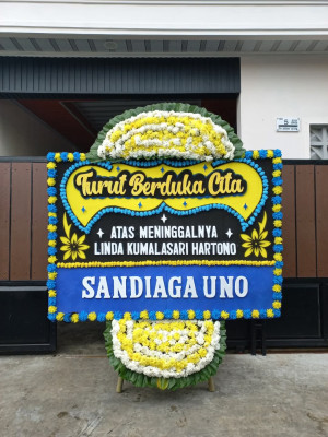 Papan Bunga Duka di Kota Bangun